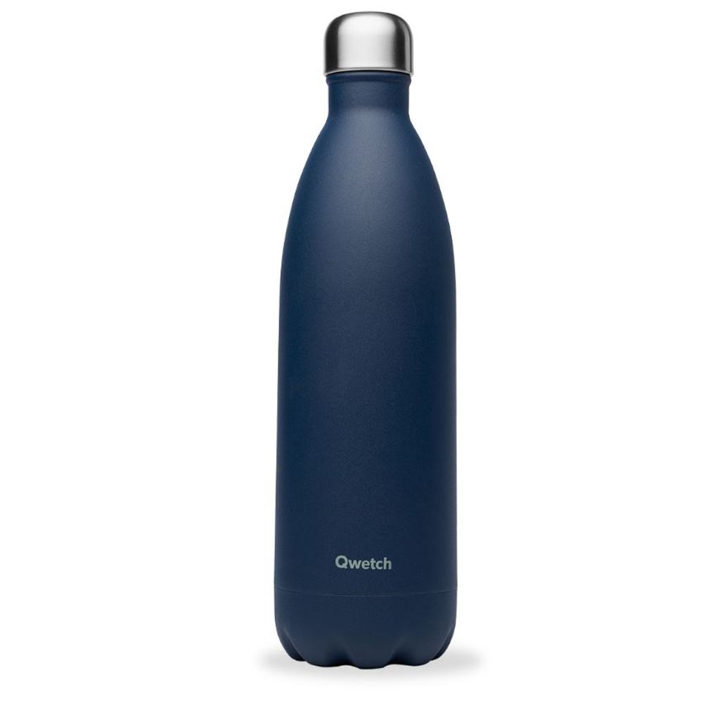Bouteille isotherme Granite Bleue 1L - Visuel 0